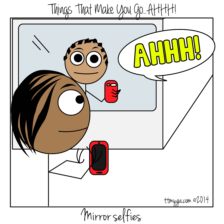 Mirror selfies