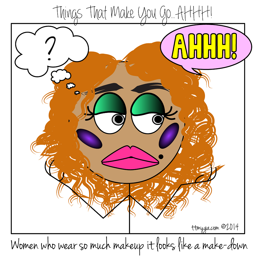 Bad makeup, makeup sorcery, make down, not blending, beauty bloggers